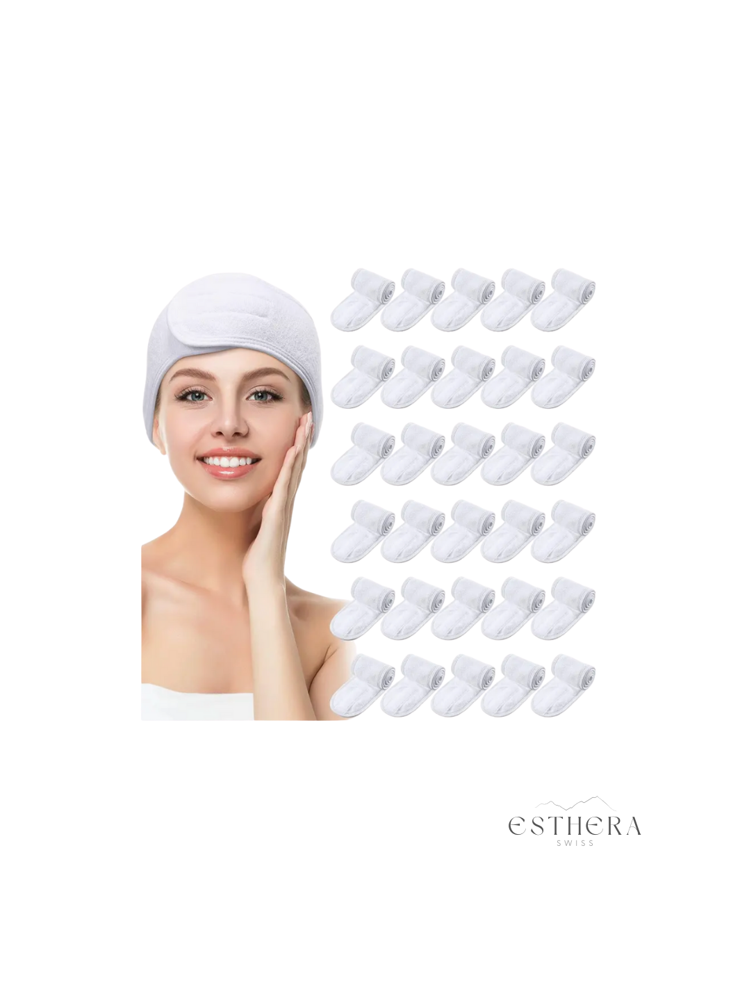 Bandeau en Tissu 10 pcs