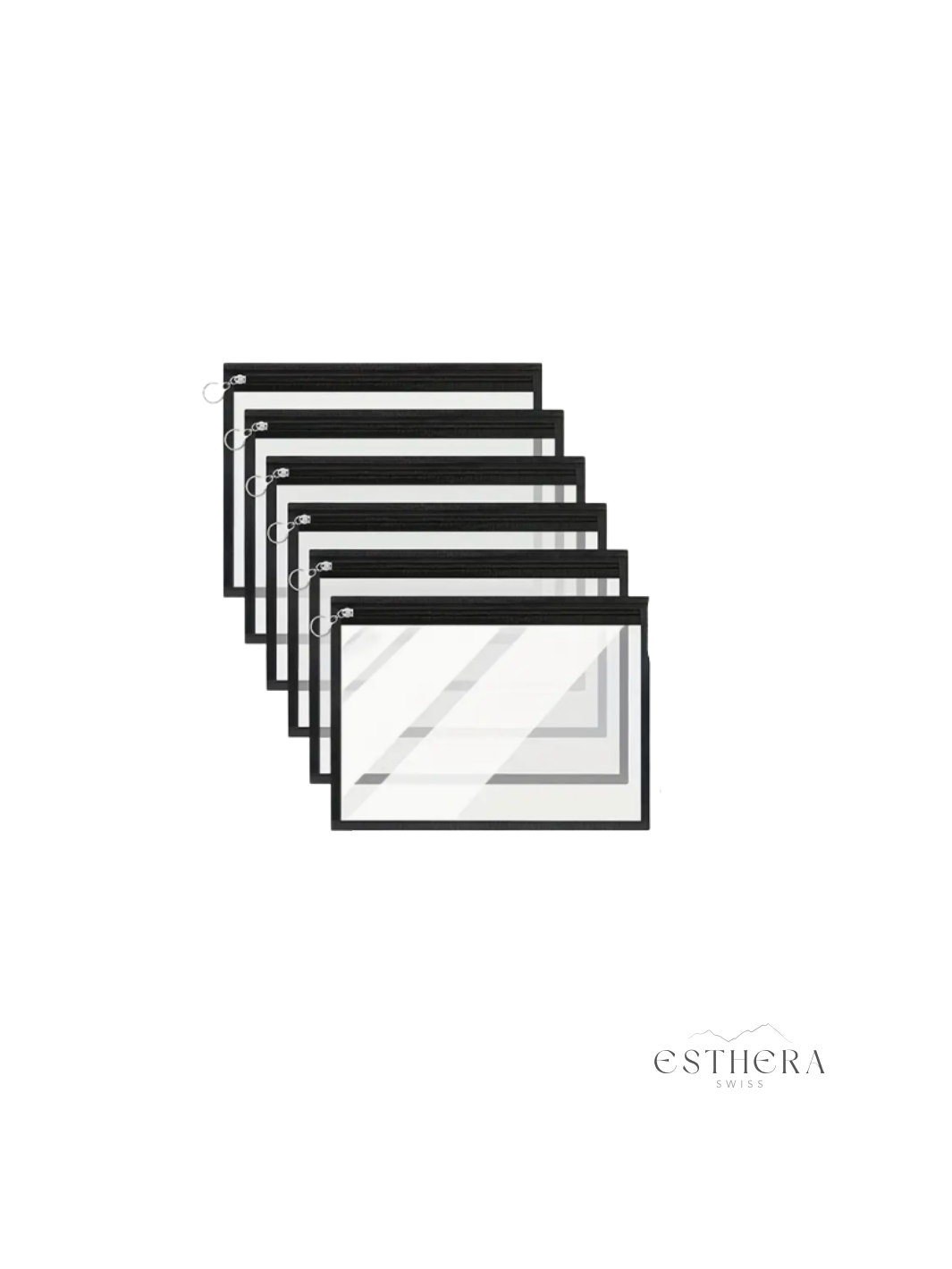 Pochettes zipées 6 pcs