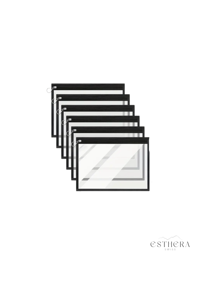 Pochettes zipées 6 pcs