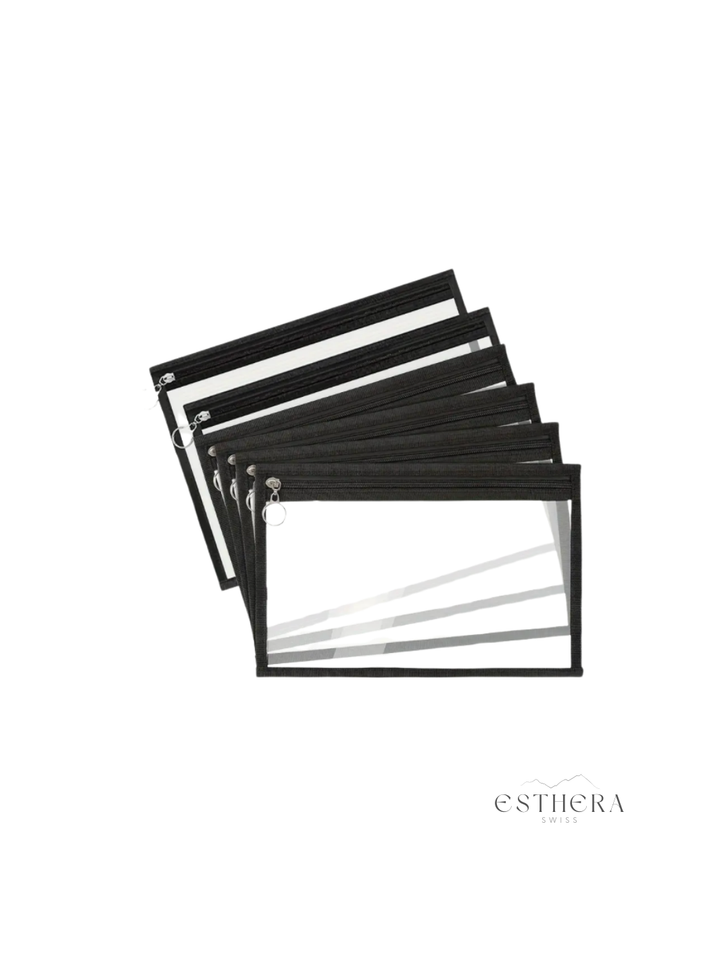 Pochettes zipées 6 pcs