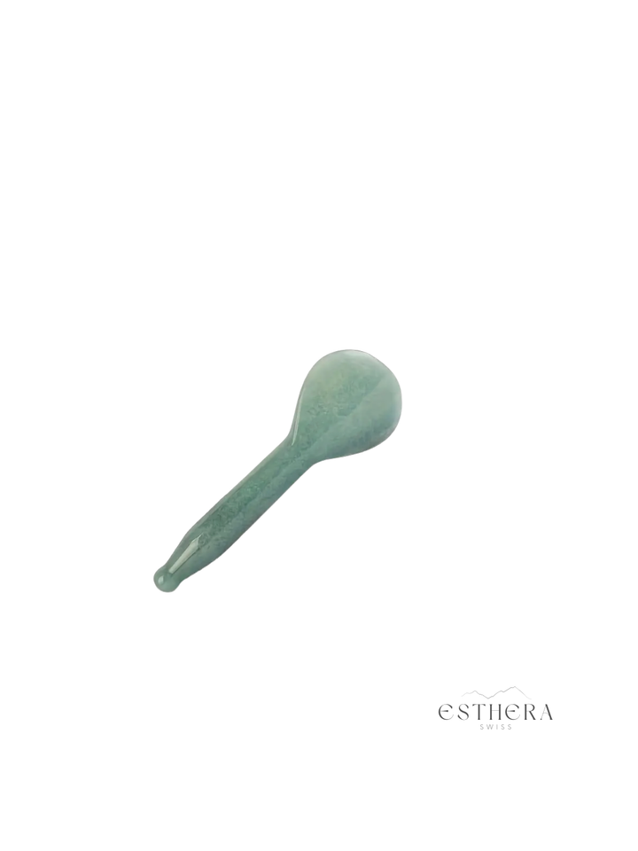 Cuillère en Jade naturel  12cm