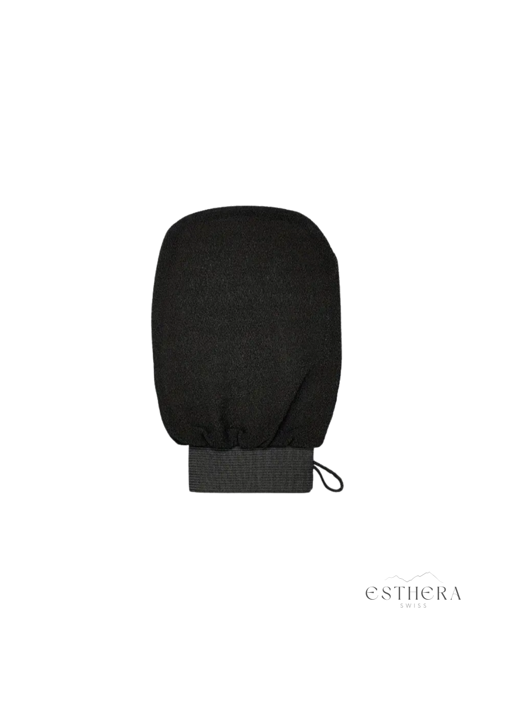 Gant exfoliant noir