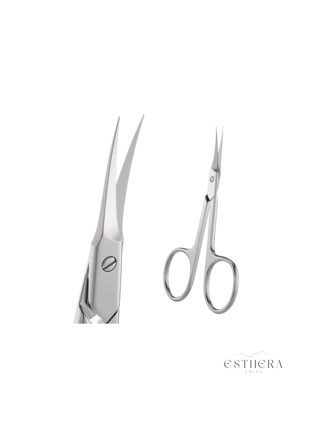 Ciseaux cuticules courbés