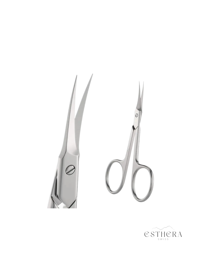 Ciseaux cuticules courbés