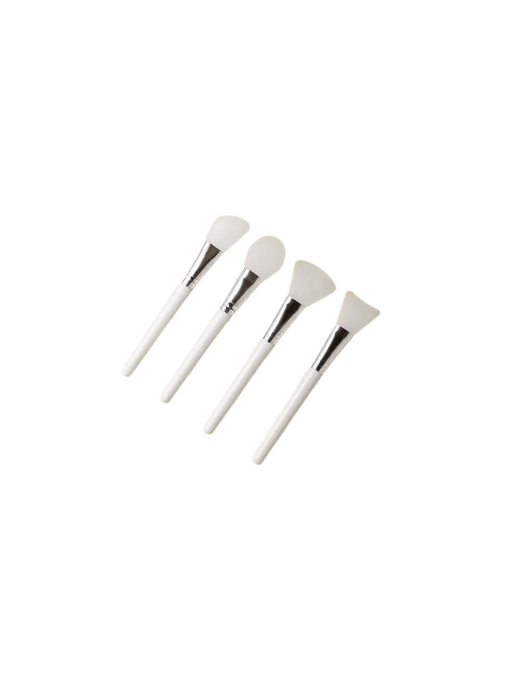 Pinceaux en silicone pour masque facial 4 pcs